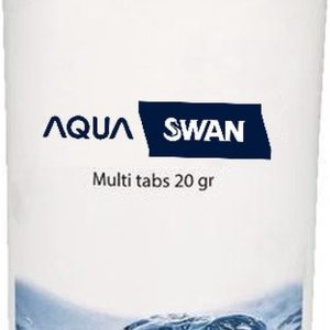 Aquaswan Multitabs 5 in 1 chloortabletten 20 gram ♨️ Voor optimaal bubbelplezier! ♨️ Anti Alg (algenreiniging) ♨️ Vlokmiddel (vlokkingsmiddel) ♨️ Vlokker (vlokkerverbinding) ♨️ pH waarde ♨️ Jacuzzi chloortablet ♨️ jacuzzi opblaasbaar onderhoud