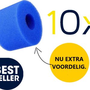 Voordeelpakket: 10 x uitwasbare jacuzzi filters Aquaswan Intex S1 filter Lay Z VI jacuzzi filter Spa filter nodig? Uitwasbare jacuzzi filters Jacuzzi onderhoud jacuzzi accessoires Spa filters Jacuzzi opblaasbaar onderhoud
