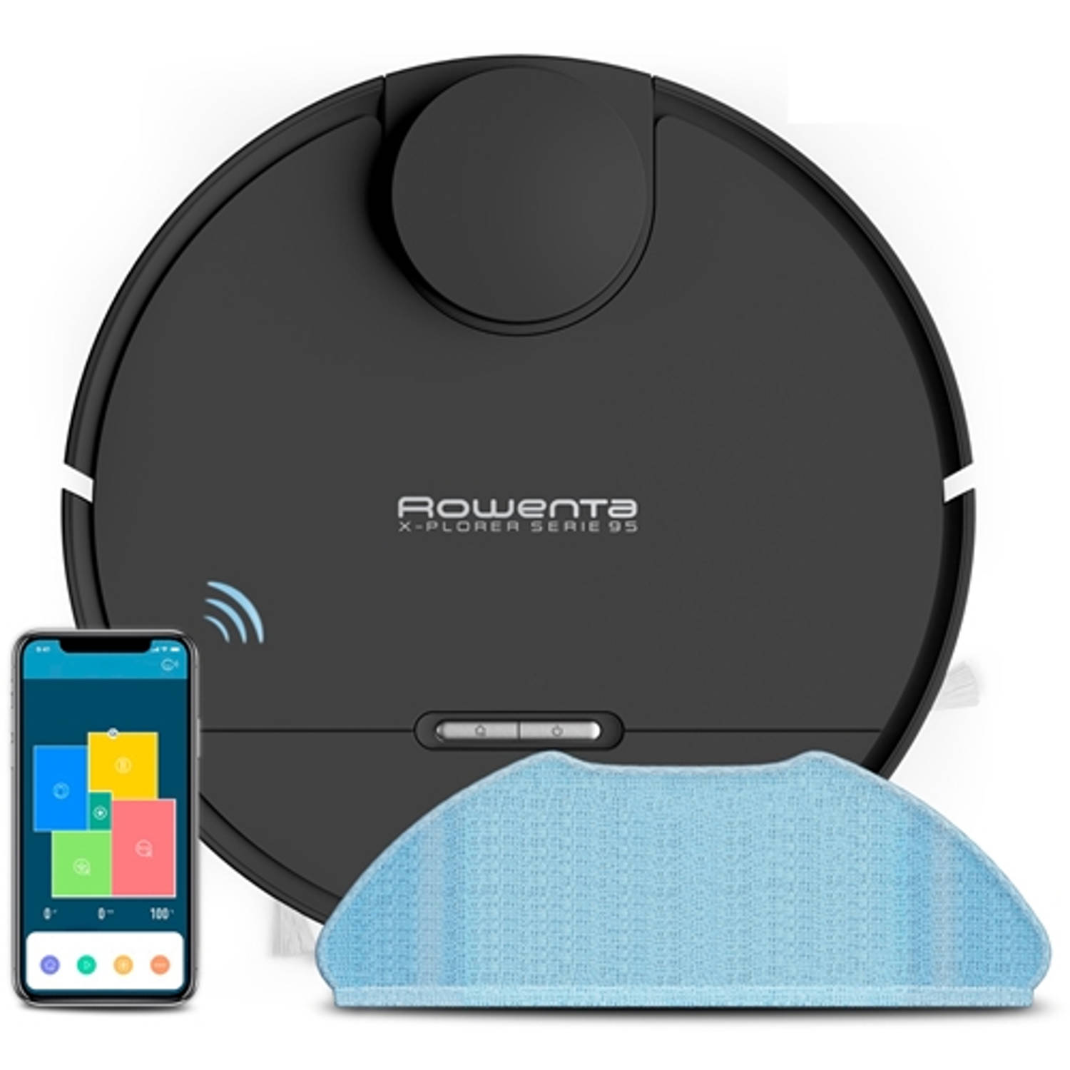 Rowenta Robotstofzuiger X-plorer Serie 95 Animal Rr7975 (Zwart)