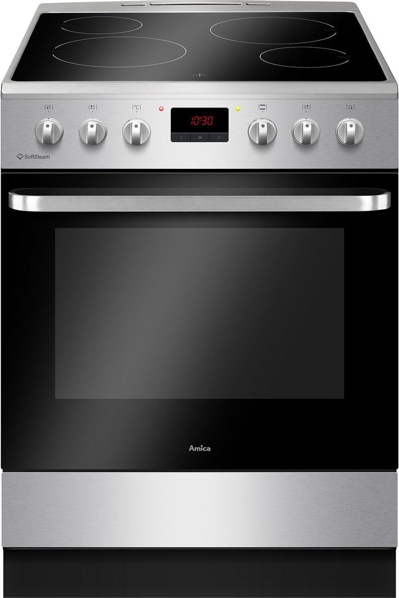 Amica ACV6005VX - Vitrokeramisch Fornuis Amica ACV6005VX - Vitrokeramisch Fornuis