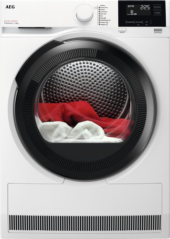 AEG TR7386T4B 7000 SensiDry energiezuinige warmtepompdroger 8 kg