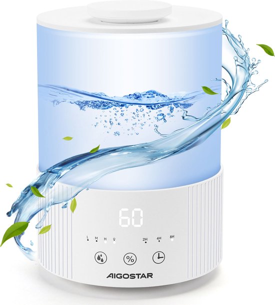 Aigostar Misty 22HIY luchtbevochtiger met timer voor babykamer