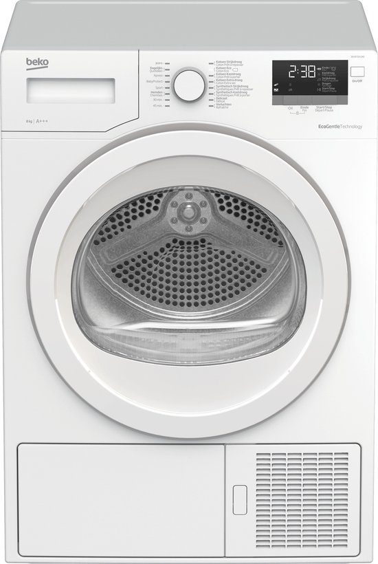 Beko DH8733GA0 energiezuinige warmtepompdroger 8 kg wit