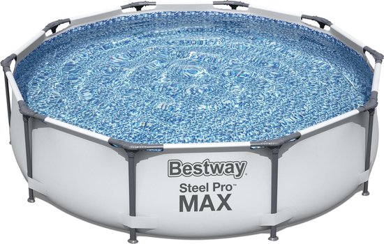 Bestway Steel Pro MAX rond opzetzwembad 305 bij 76 cm met framelink systeem