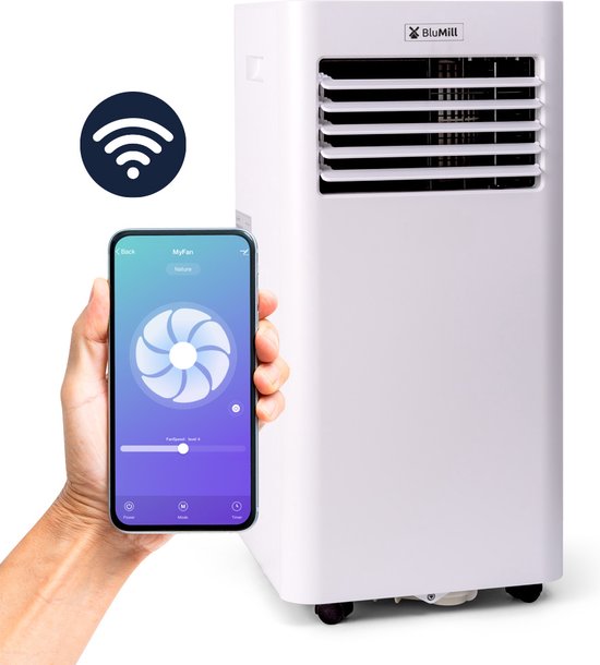 BluMill Smart Airco 7.000 BTU Wifi voor smart energiebesparing