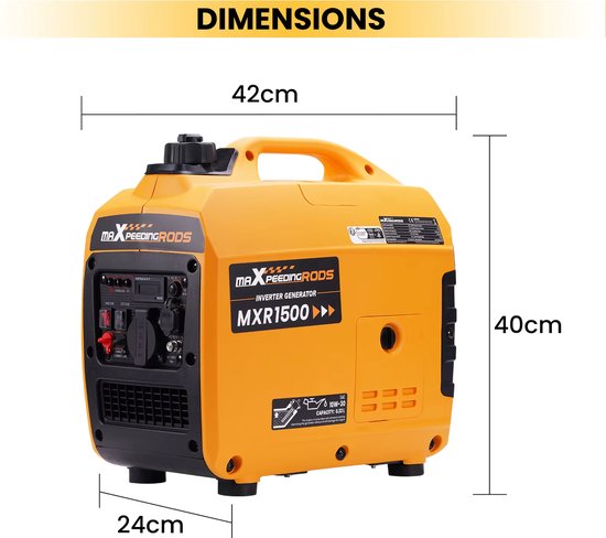 Draagbare inverter generator 1000W camping stille dynamo outdoor noodstroomvoorziening