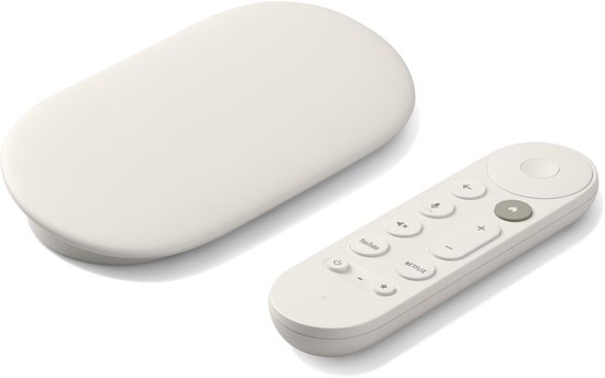 Google TV Streamer 4K HDR met 32 GB opslag en afstandsbediening