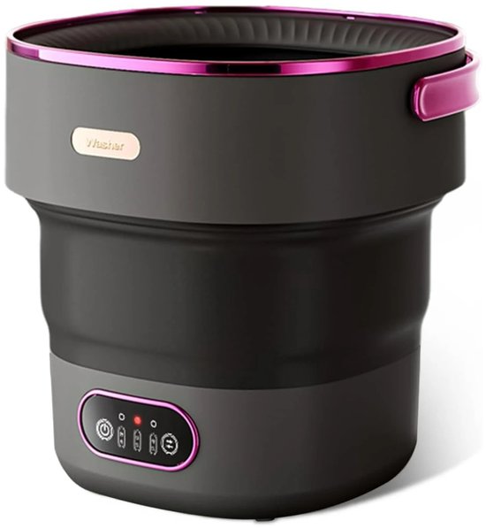 Innovastore mini wasmachine met centrifuge opvouwbaar campingwasmachine
