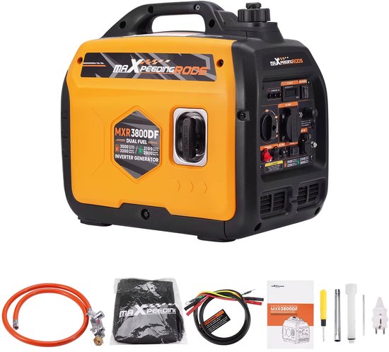Inverter Generator 3500W Dual Fuel Stil 230V USB camping noodstroom