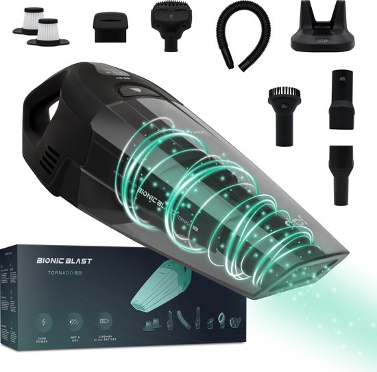 JAP Tornado S3 kruimeldief handstofzuiger nat en droog 150W