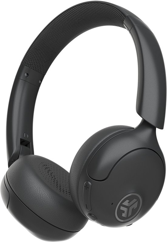 JLab Go Lux ANC draadloze koptelefoon met hybrid noise cancelling zwart