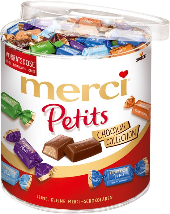 merci Petits Chocolate Collection 1 kilo chocolade geschenkset als kerstpakket