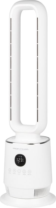ProfiCare TVL 3152 bladloze torenventilator wit met timerfunctie