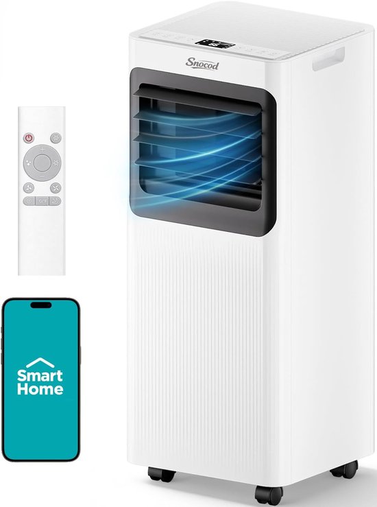 Mobiele airco 9000 BTU stil met wifi