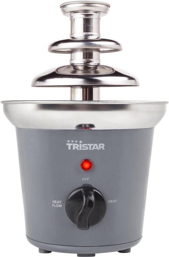 Tristar chocoladefontein CF-1603 3 lagen compact roestvrij staal