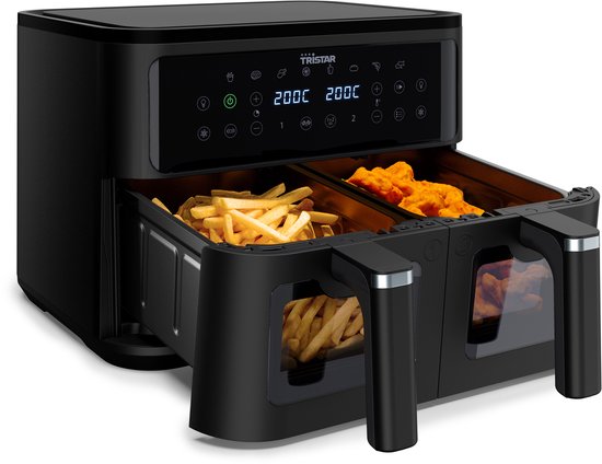 Tristar dubbele airfryer FR-9429 met twee manden van 4,5 liter