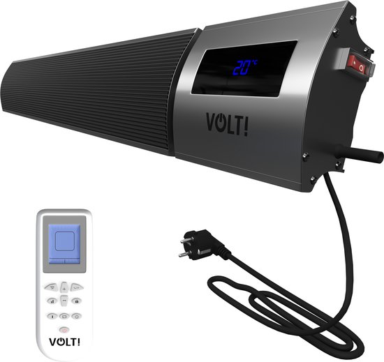 VOLT I-Red infrarood terrasverwarmer 3000W staand met wifi en ecostand